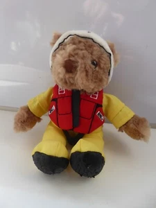 RNLI Lifeboats Soft Plush Cuddly Teddy Bear wearing Life Jacket & Helmet - Picture 1 of 5