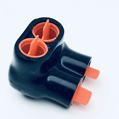 BLACKBURN AMT20 T&B ALUMINUM MULTI 2-PORT CONNECTORS 2/0-14 AWG 90° 600V-MAX - Image 1 of 4