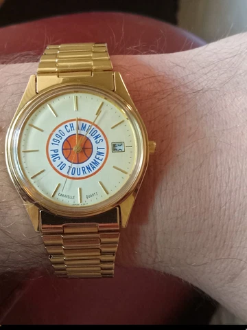 1990 Pac 10 Basketball Tournament Champions Arizona Wildcats Bulova Watch Quartz Cover