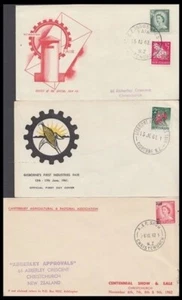 NEW ZEALAND 1959/62 SPECIAL EVENT ILLUSTRATED/CACHET PMK COVERS (x6) (10/D51778) - Picture 1 of 2