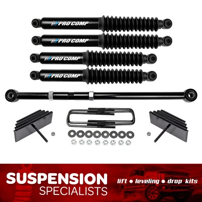 2" Lift Leveling Kit w/ Pro Comp + Track Bar For 1999-2004 Ford F250 F350 4X4 Foto 1 de 4