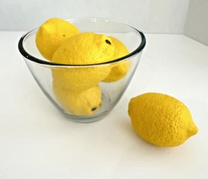 Vintage Zitronen GIPS realistische Kunstfrüchte französische Landhausküche Dekor *LESEN* - 5 - Bild 1 von 9