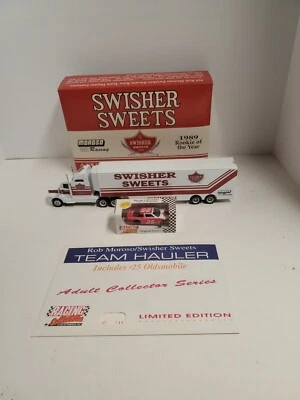 1993  Action RCCA 1/64th #25 Rob Moroso Swisher Sweets NASCAR Transporter Hauler - Image 1 of 4