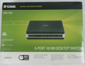 D-Link 5-Port 10/100 Ethernet Switch DES-1105 - New - Picture 1 of 4