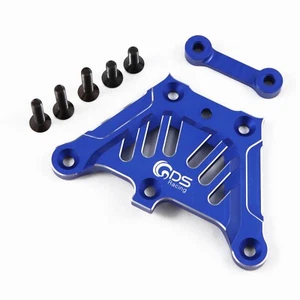 Soporte de chasis delantero superior frontal de aleación mecanizada para billete de carreras GDS para coche de radiocontrol Losi 5ive-T - Imagen 1 de 2