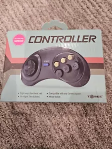 Wired Classic Controller for Sega Genesis Black - Picture 1 of 1