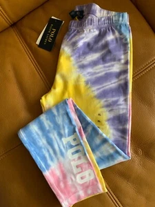 Polo Ralph Lauren Cotton Stretch Graphic Leggings NWT$39.99 Sz XL (16) tie dye  - Picture 1 of 3