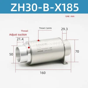 Conveyor ZH30-B-X185 Pneumatic Vacuum Conveyor Generator Air Amplifier Feeder - Picture 1 of 1
