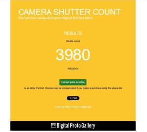 Nikon D4 16.2MP Digital SLR Camera Body - SHUTTER COUNT : 3,980 - NIKON USA - Picture 1 of 15
