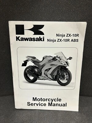 KAWASAKI Ninja ZX-10R Manual de servicio de taller de reparación ABS 99924-1443-32 Libro ZX Foto 1 de 4