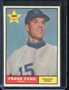 1961 Topps Baseball # 362 Frank Funk (NM+) Near Mint Plus - Picture 1 of 2