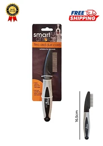 Smart Choice Haustier-, Welpen-, Katzenfloh- und Staubpflegekamm für Haare, grau/schwarz - Bild 1 von 7