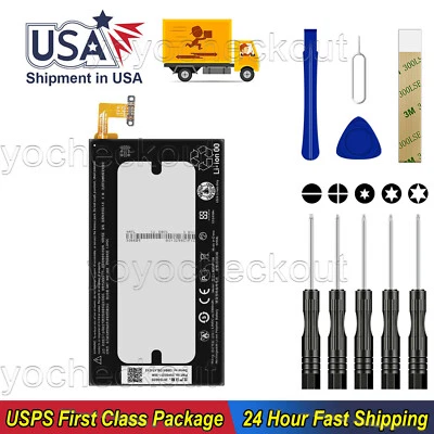 For HTC One Max T6 803S Replacement Battery B0P3P100 35H00211-00M Tool - Image 1 of 4