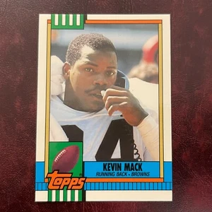1990 Topps TIFFANY Set KEVIN MACK #165 CLEVELAND BROWNS ** MINT ** HIGH GRADE - Picture 1 of 2