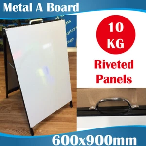 Heavy Duty Metal A Frames Signs Double Sided A Board A Boards 600x900mm - Picture 1 of 3