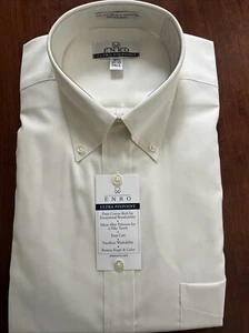 MENS TALL ENRO DRESS SHIRT  ECRU....16.5. neck  35-36 - Picture 1 of 1