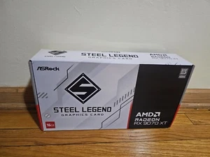 AMD Radeon RX 9070 XT ASRock Steel Legend 16GB GDDR6 Graphics Card White/Gray - Picture 1 of 4