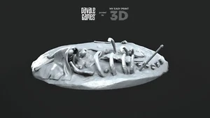 Pedestals with debris Goblins of the Cave Scenery Davale Games 3D Print HQ Resin - Picture 1 of 6