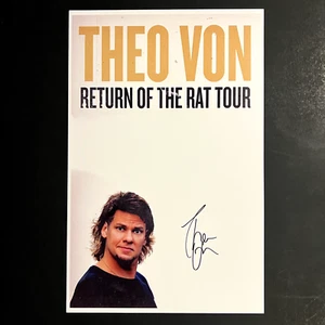 Signed Theo Von Return Of The Rat Poster w Exact Proof (Comedian Tour Autograph) - Picture 1 of 4