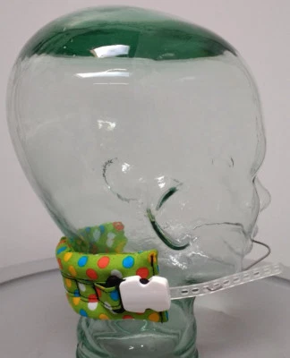 全新! 绿色波尔卡圆点矫正头饰道具/服装/装备套件宫颈男女通用 — 第 1/4 张图片