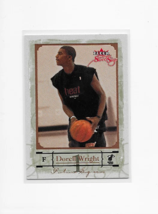Fleer Dorell Wright 2004-05/999 Sweet Sigs RC Miami Heat D642 Foto 1 de 1