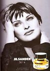 1994 Jil Sander No. 4 Linda Evangelista Perfume Sexy Vintage Print Ad 1990s