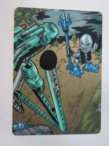 TARAKAVA VS NOKAMA BIONICLE QUEST RAHI CHALLENGE 1A ED CARD 260 FULL ART NP NM - Foto 1 di 2
