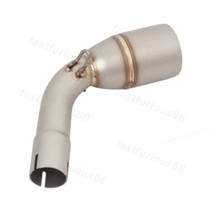 For Benelli TNT125 TNT135 17-25 Exhaust Muffler Mid Link Pipe Connect Tube Steel - Picture 1 of 7