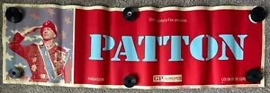 Patton Original 24" x 82" Siebdruck Banner - 1970 - Bestes Bild - selten! - Bild 1 von 6