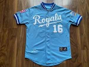 Kansas City Royals 1985 Cooperstown Majestic “Bo Jackson” 28 aniversario nuevo sin etiquetas - Imagen 1 de 15