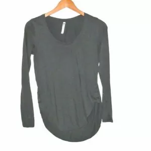 Fabletics Tee Shirt Teresa Tunic Top Gray Charcoal - Picture 1 of 10