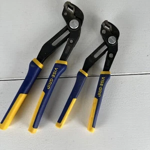 Irwin Tools Vise-Grip GrooveLock Pliers Set V-Jaw 2 Piece Set GV8 & GV10 - Picture 1 of 10