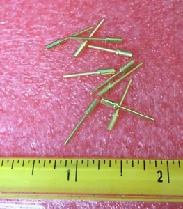 10 pcs TE Connect / AMP 1650155-1 CONN PIN #20 CRIMP PIN GOLD - Picture 1 of 2