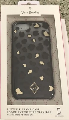 Vera Bradley Cell Phone Case for iPhone 6/6s/7 Black Gold - Image 1 of 4