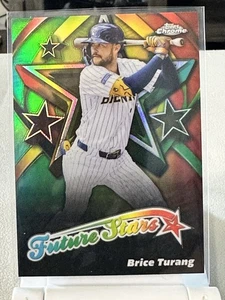 Inserto de béisbol 2025 Topps cromado Brice Turang Future Stars #FS-17 Brewers - Imagen 1 de 2