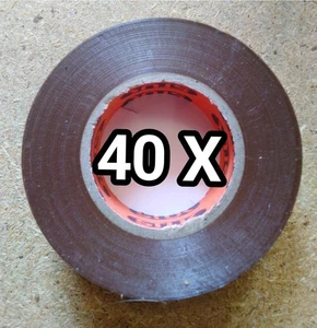 40 x STUK E1920BR Braun PVC Elektro Isolator Isolierung Selbstklebende Klebebänder - Bild 1 von 9