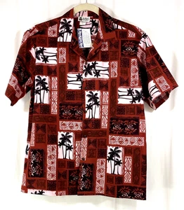 Aloha Republic Mens L Hawaiian Aloha Camp Button Front Shirt NWT New - Picture 1 of 12