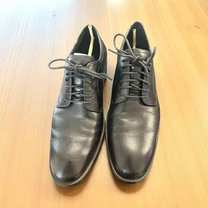 COLE HANN Men’s Modern Essentials Plain Toe Oxford Shoe Black SZ 10.5 NWB - Picture 1 of 9