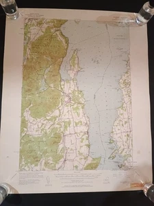 Willsboro, NY Quadrangle Map 1956 DOI - Picture 1 of 8