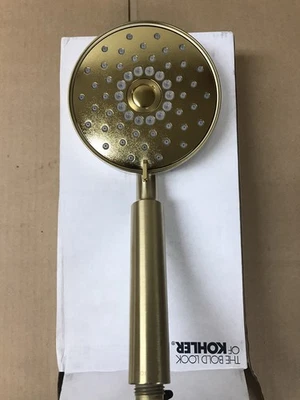KOHLER 22166-G-2MB PURIST FOUR FUNCTION HANDSHOWER VIBRANT BRUSHED MODERN BRASS - Image 1 of 4