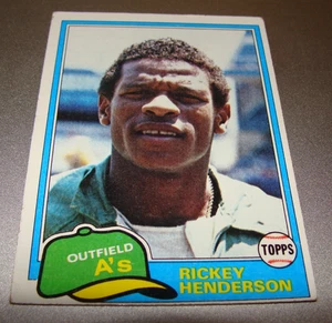 1981 Topps - #261 Rickey Henderson - 2nd year card - Bild 1 von 5