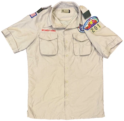 Boy Scouts Of America Uniform Shirt Men's Small - Image 1 of 2
