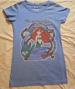 Disney Girls "The Little Mermaid" Ariel Rainbow T-Shirt โ Size Large - EUC ๐ - Picture 1 of 4