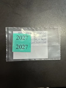 NOT A REGISTRATION TAG - DMV WEIGHT STICKER CVRA 2027 CA Commercial Vehicle - Bild 1 von 4