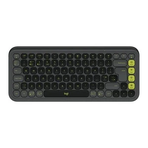 Logitech POP Icon Keys Keyboard, Graphite/Green, Scissor Key Switch, Wireless, B - Picture 1 of 4