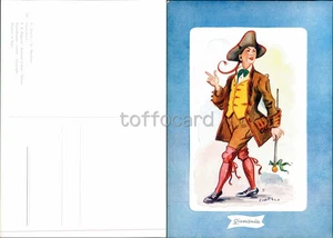 MASCHERE COMMEDIA DELL'ARTE ZIMELLI-GIANDUIA TORINO-A7-46 - Picture 1 of 1