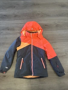 Winter / Skijacke Mädchen Gr. 152 von Icepeak in grau mit Pink und Orange - Bild 1 von 7