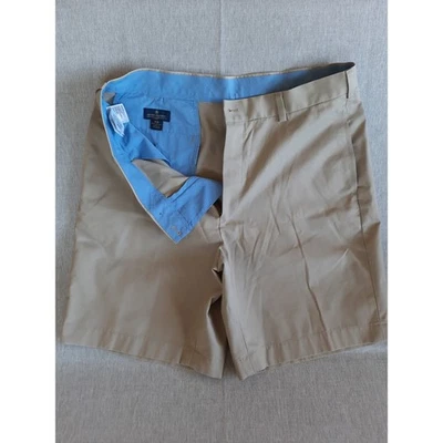 Pantalón Corto Chino Brooks Brothers Hombre 36 Forrado Ligero Ventaja Algodón Crema Foto 1 de 4