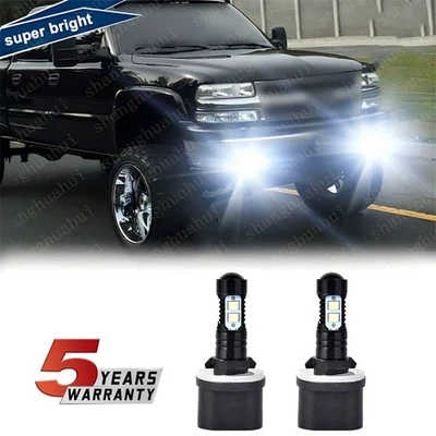 10000K para Silverado 1500 2500 HD 3500 2001-2002 2 piezas bombillas antiniebla LED 880 Foto 1 de 4