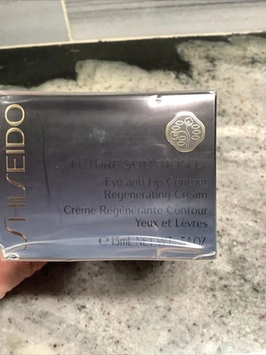 Shiseido Future Solution LX Eye and Lip Contour Regenerating Cream .54oz-NEW - Image 1 of 3